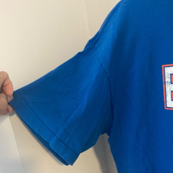 NCAA Blue Short Sleeve Tee with Broncos Design - Picture 7 of 9